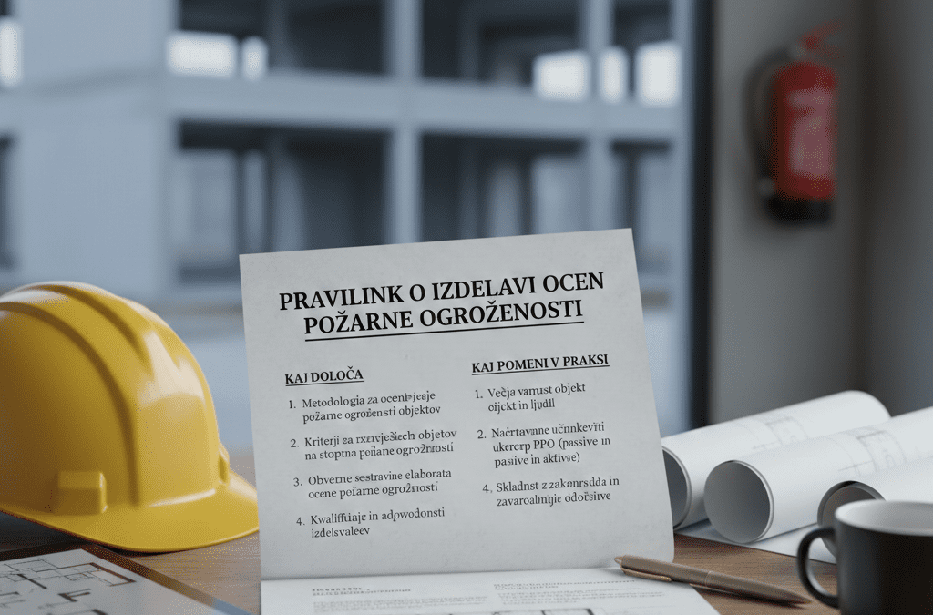 Pravilnik o izdelavi ocen požarne ogroženosti – kaj določa in kaj pomeni v praksi?