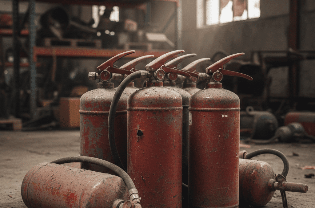 Zakaj je obvezna zamenjava prenosnih gasilnikov po 20 letih uporabe?